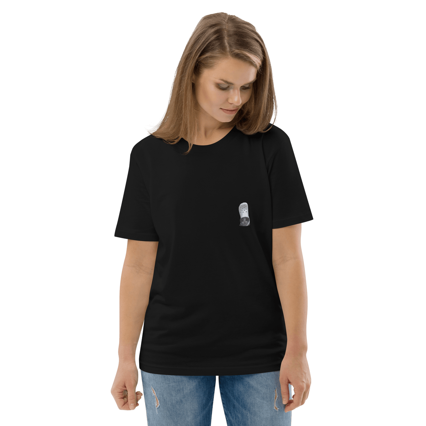 Cat Premium Organic T-Shirt Meme - Cotton Pink | Shirtposting