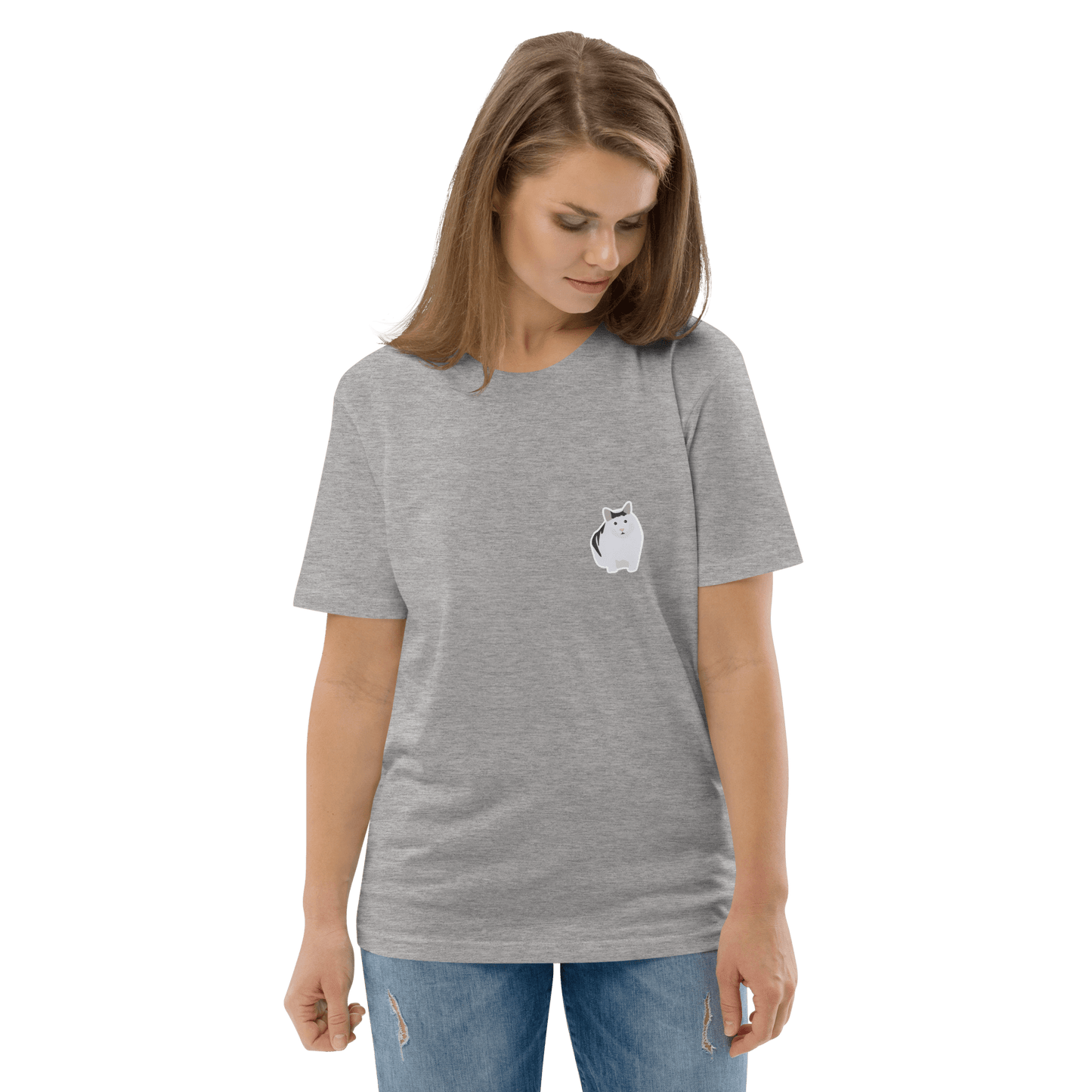 Cat Premium Organic T-Shirt Meme - Cotton Pink | Shirtposting