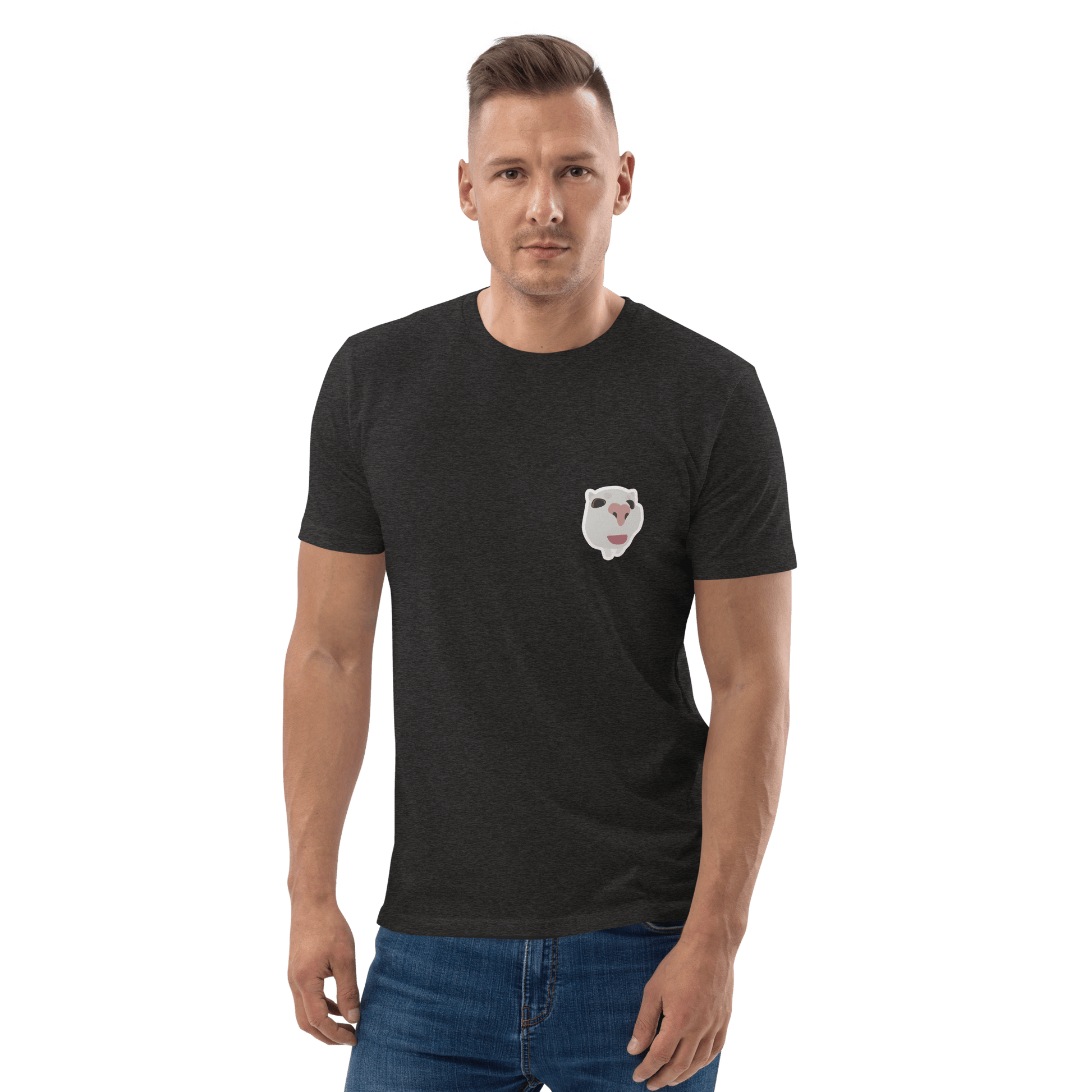 Cat Premium Organic T-Shirt Meme - Dark Heather Grey | Shirtposting