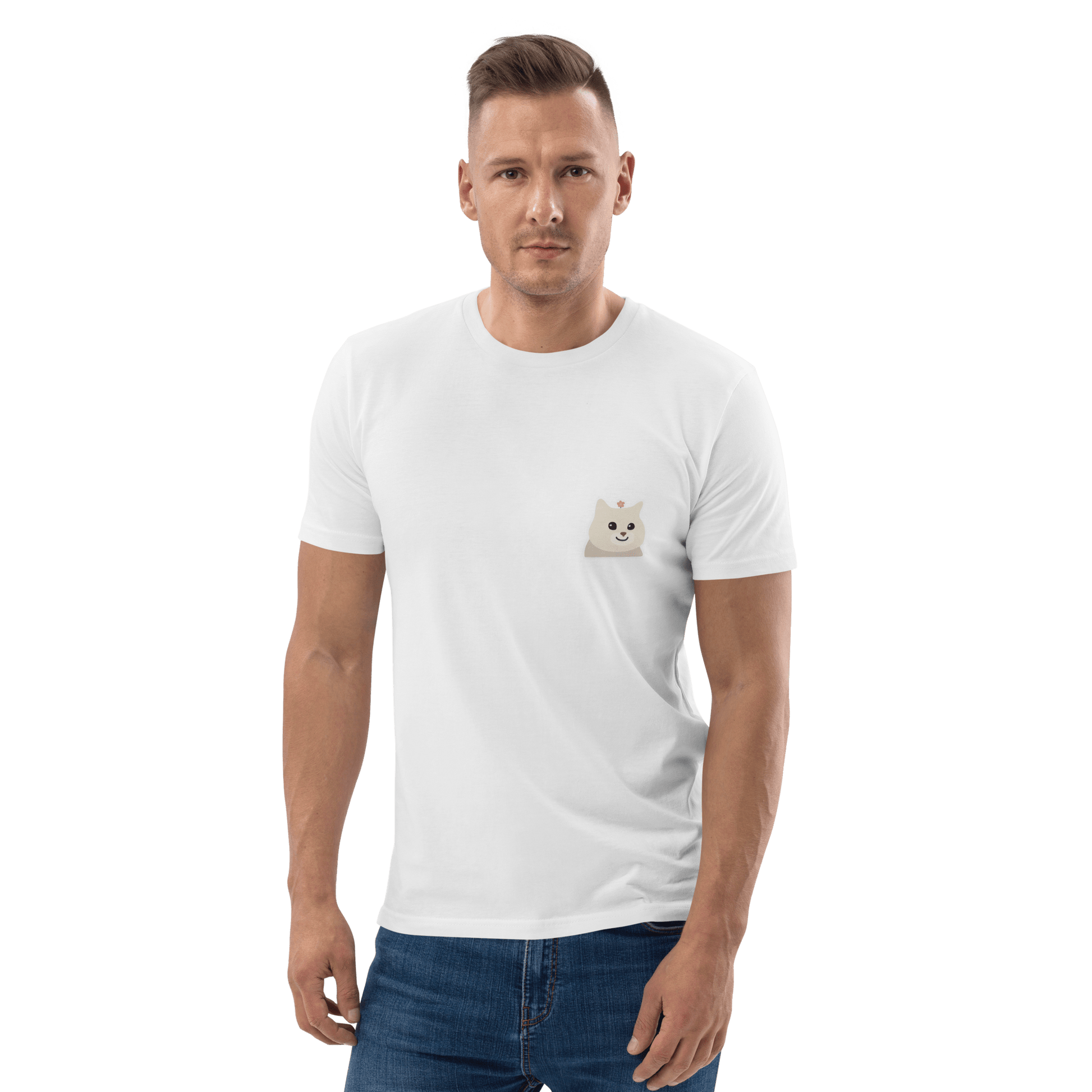 Cat Premium Organic T-Shirt Meme - Dark Heather Grey | Shirtposting