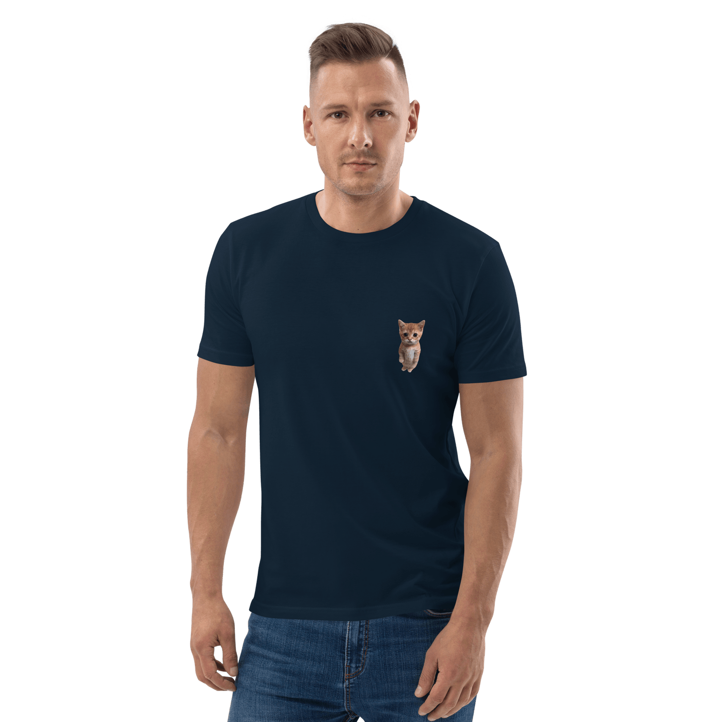 Cat Premium Organic T-Shirt Meme - Dark Heather Grey | Shirtposting