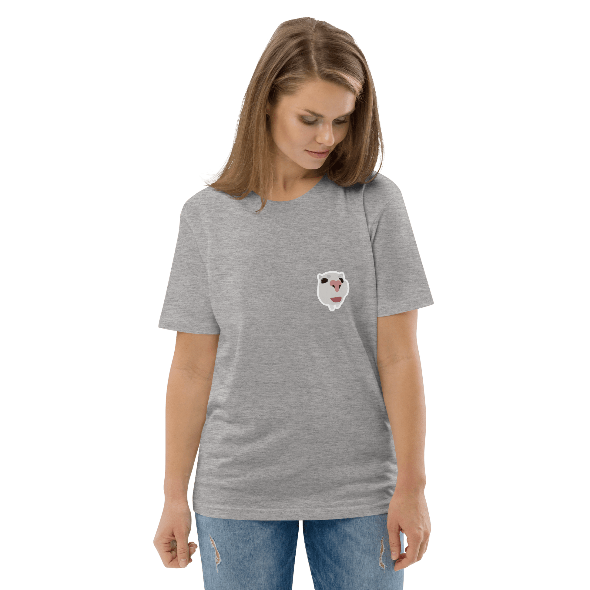Cat Premium Organic T-Shirt Meme - Dark Heather Grey | Shirtposting