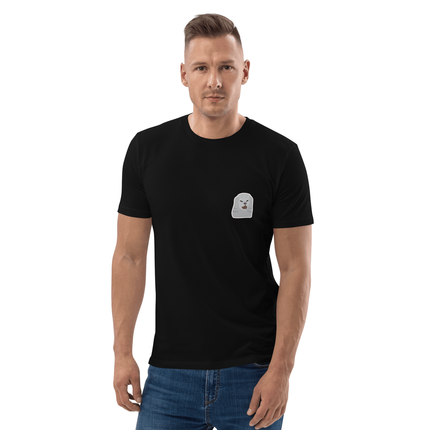 Cat Premium Organic T-Shirt Meme - Dark Heather Grey | Shirtposting