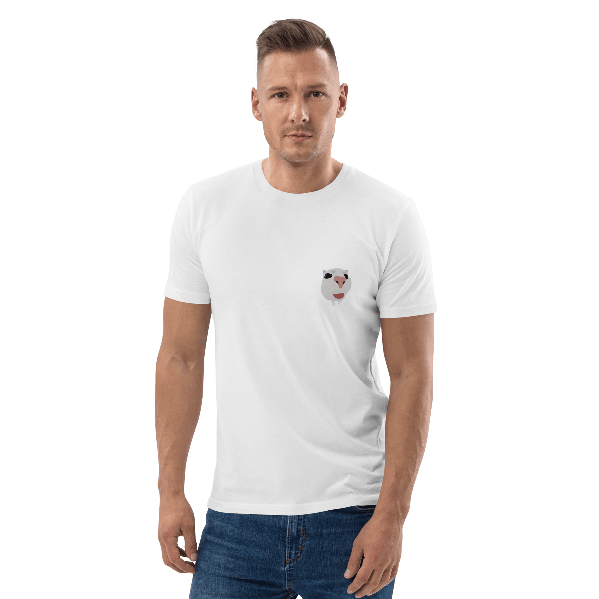 Cat Premium Organic T-Shirt Meme - Dark Heather Grey | Shirtposting