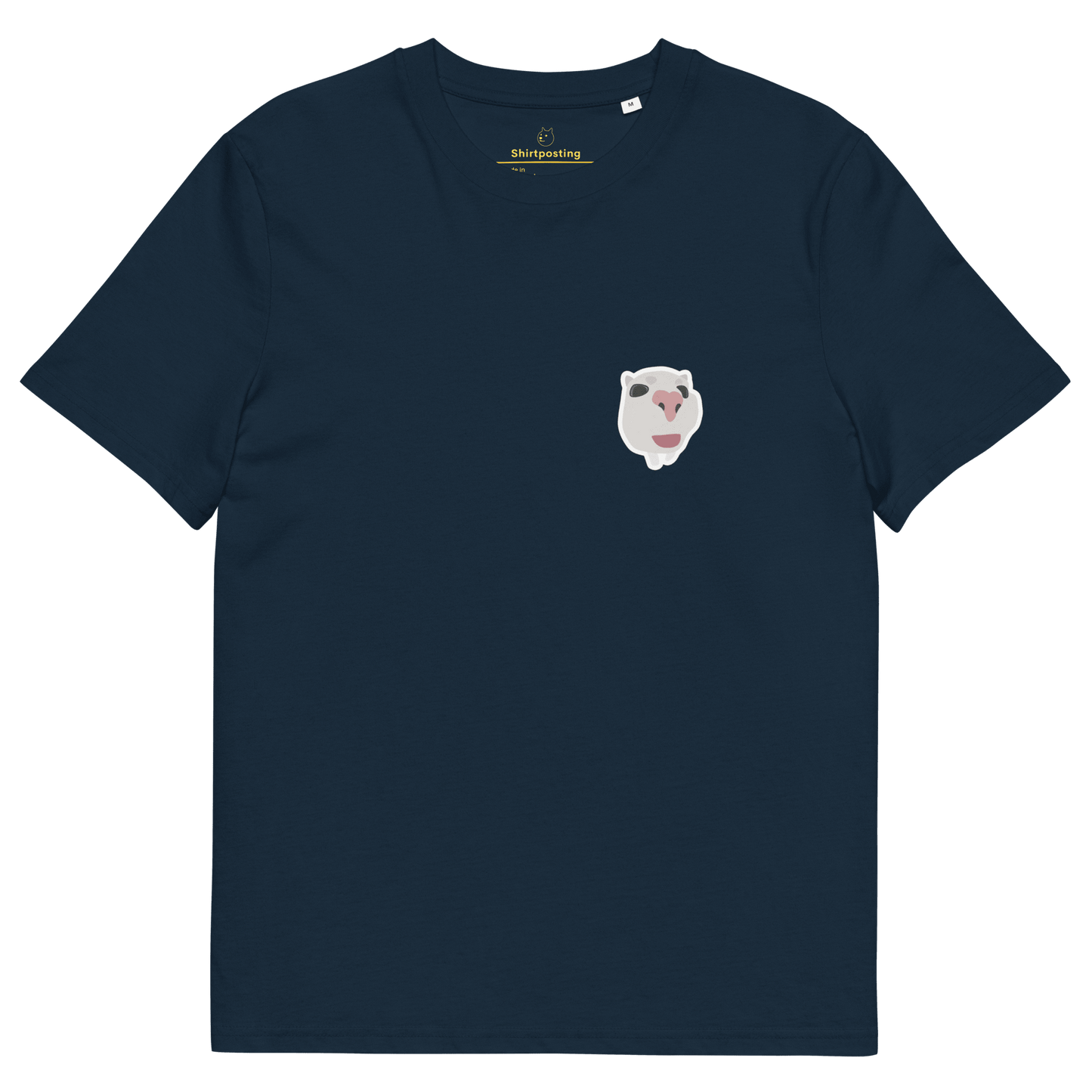 Cat Premium Organic T-Shirt Meme - French Navy | Shirtposting