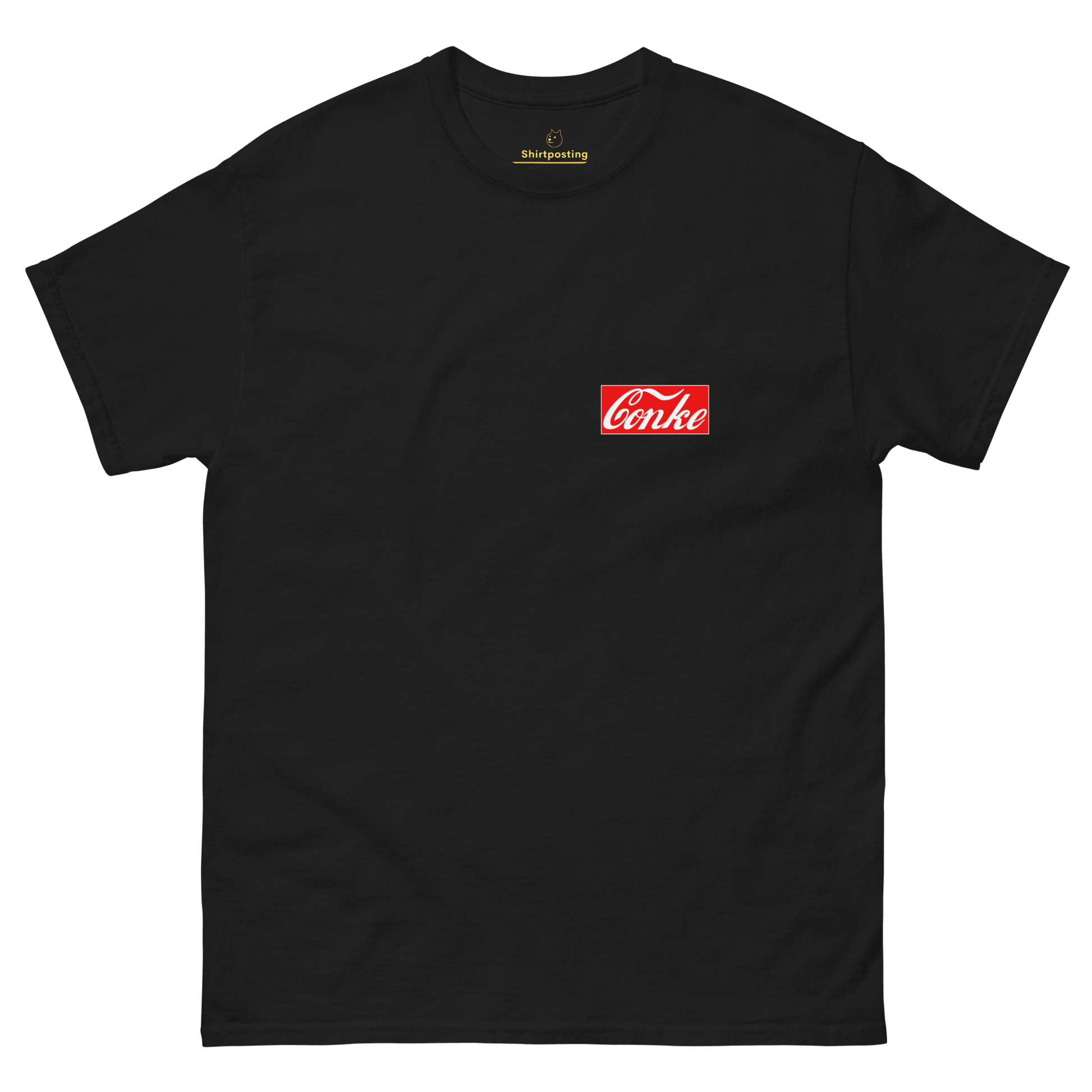 Conke Classic T-Shirt Meme - Black | Shirtposting
