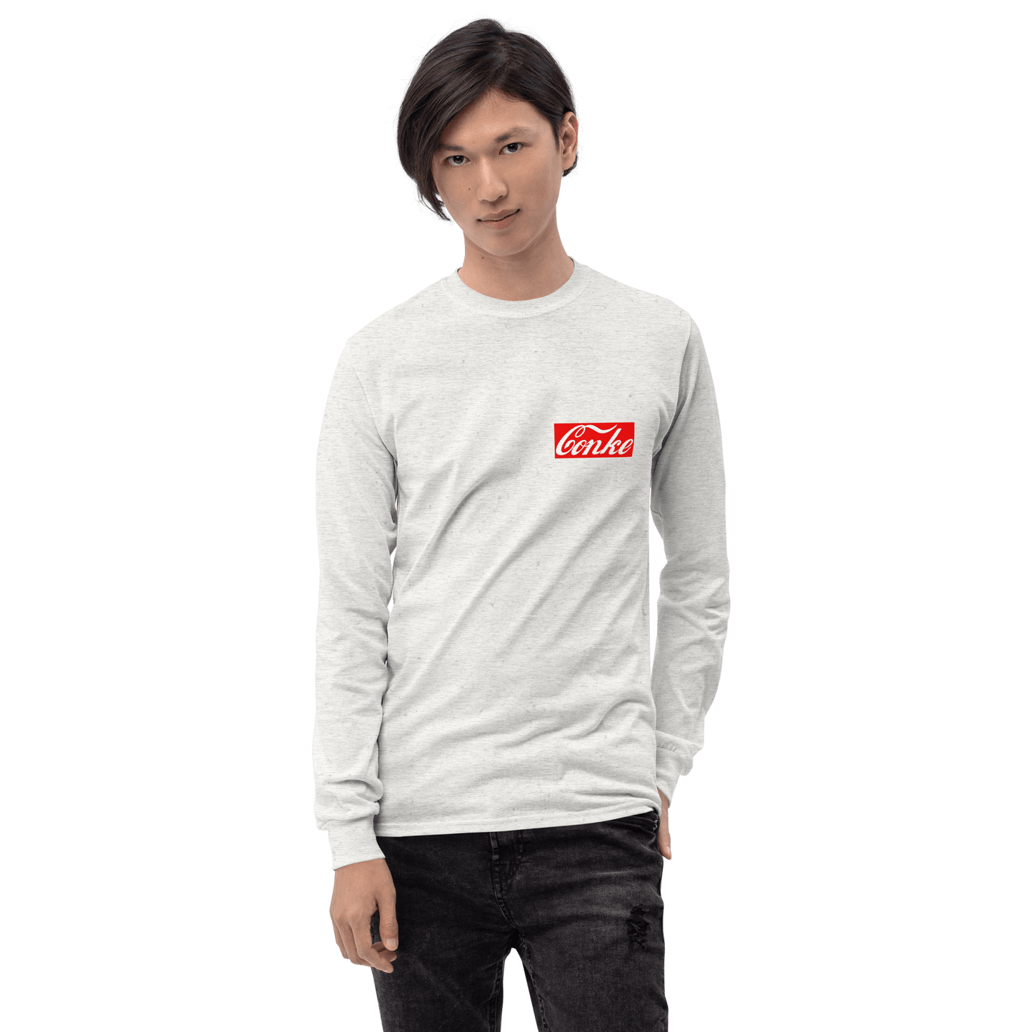 Conke Long Sleeve T-Shirt Meme - Ash | Shirtposting