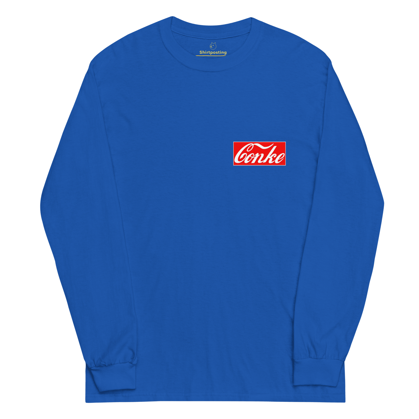 Conke Long Sleeve T-Shirt Meme - Royal | Shirtposting