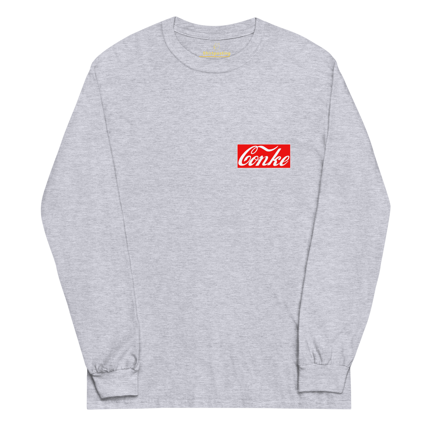 Conke Long Sleeve T-Shirt Meme - Sport Grey | Shirtposting
