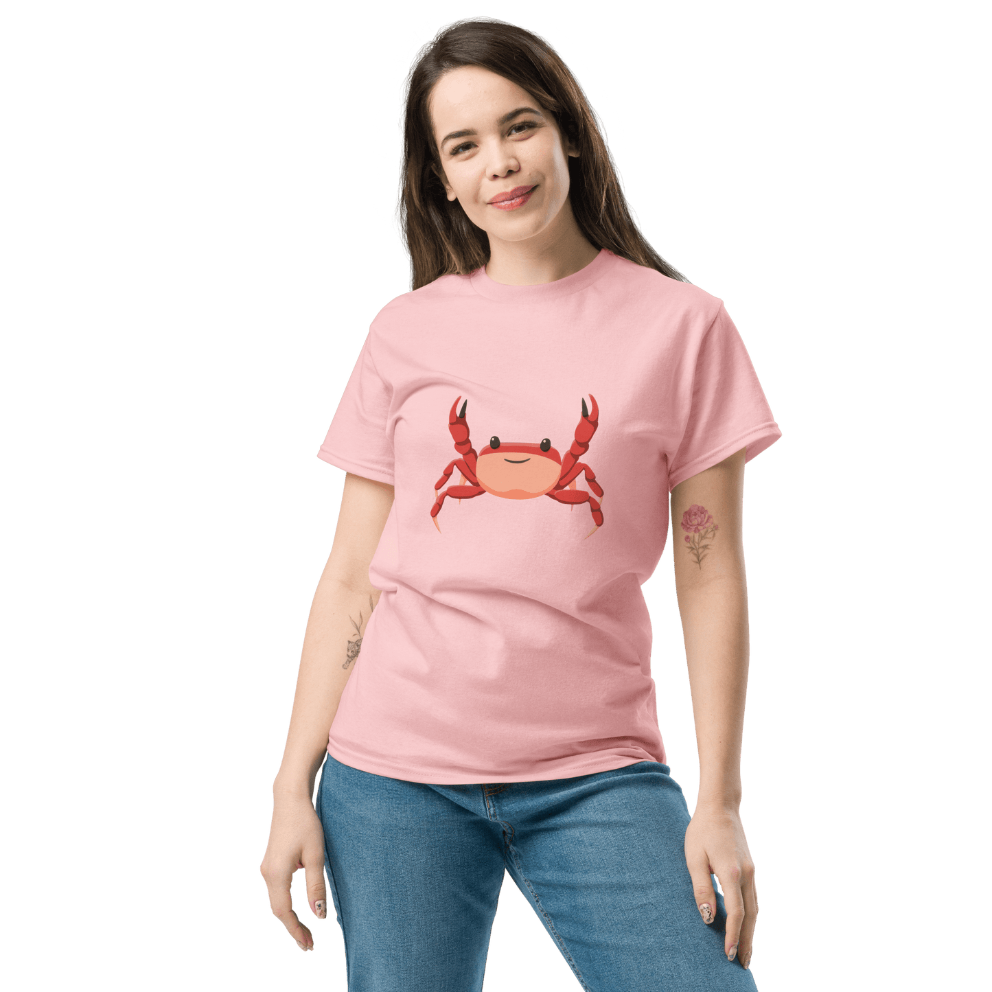 Crab Classic T-Shirt Meme - Ash | Shirtposting