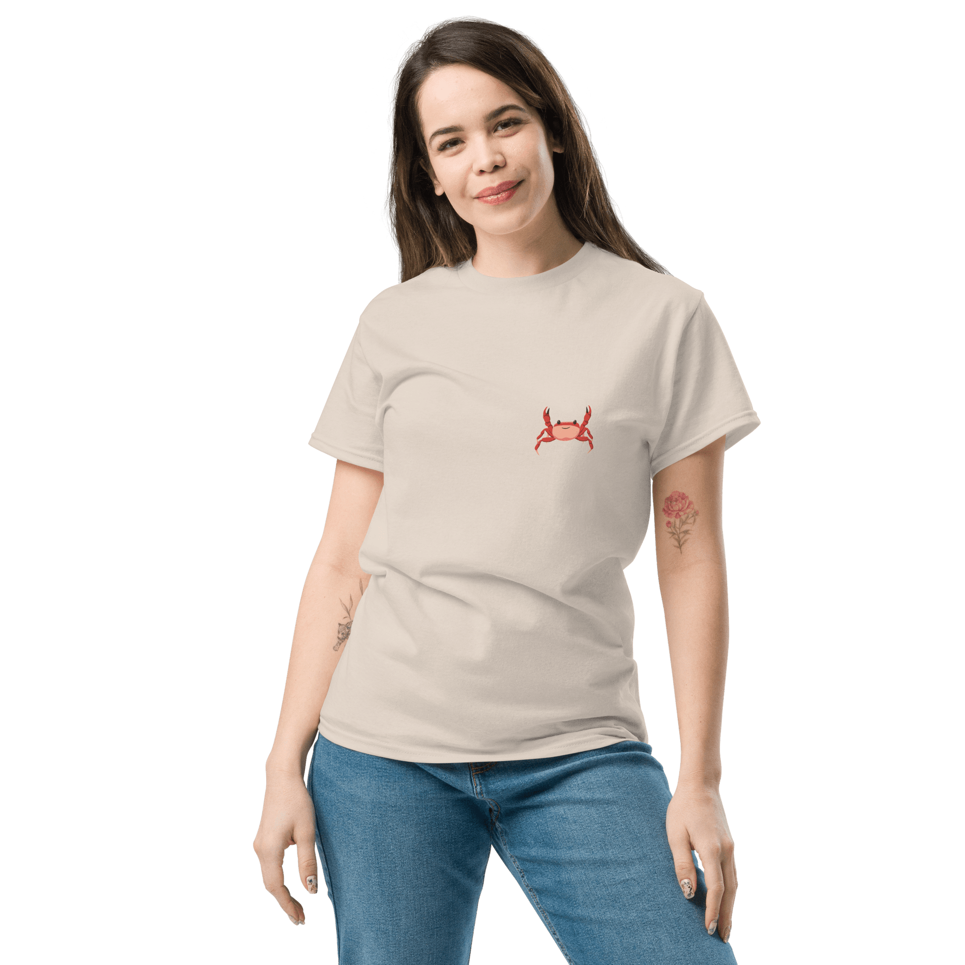 Crab Classic T-Shirt Meme - Military Green | Shirtposting