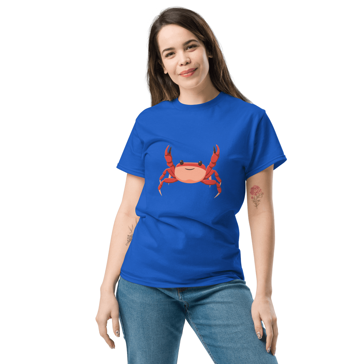 Crab Classic T-Shirt Meme - Royal | Shirtposting