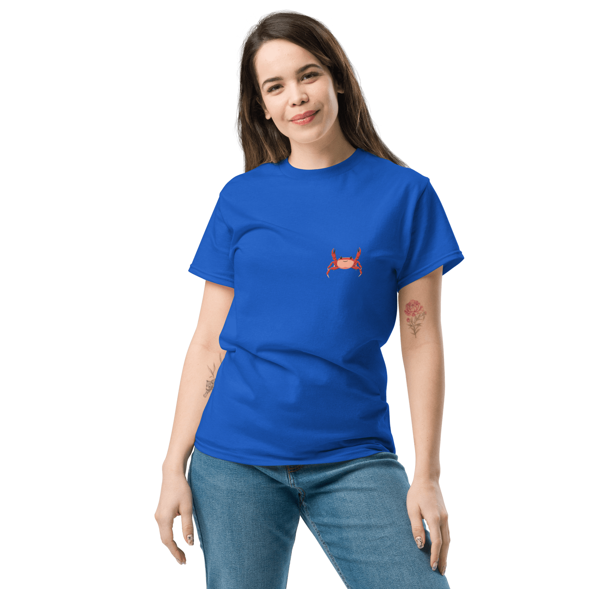Crab Classic T-Shirt Meme - Royal | Shirtposting