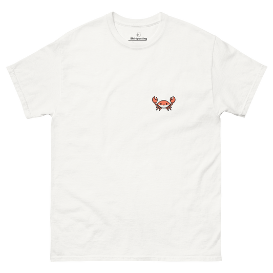 Crab Classic T-Shirt Meme - White | Shirtposting