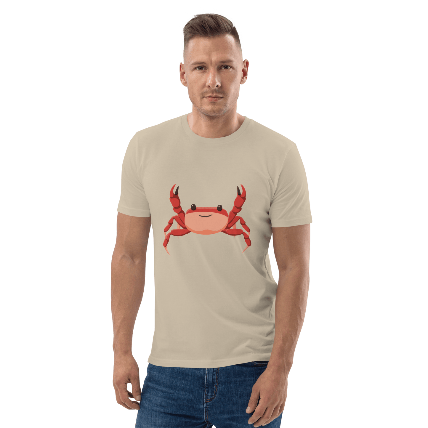 Crab Premium Organic T-Shirt Meme - Cotton Pink | Shirtposting