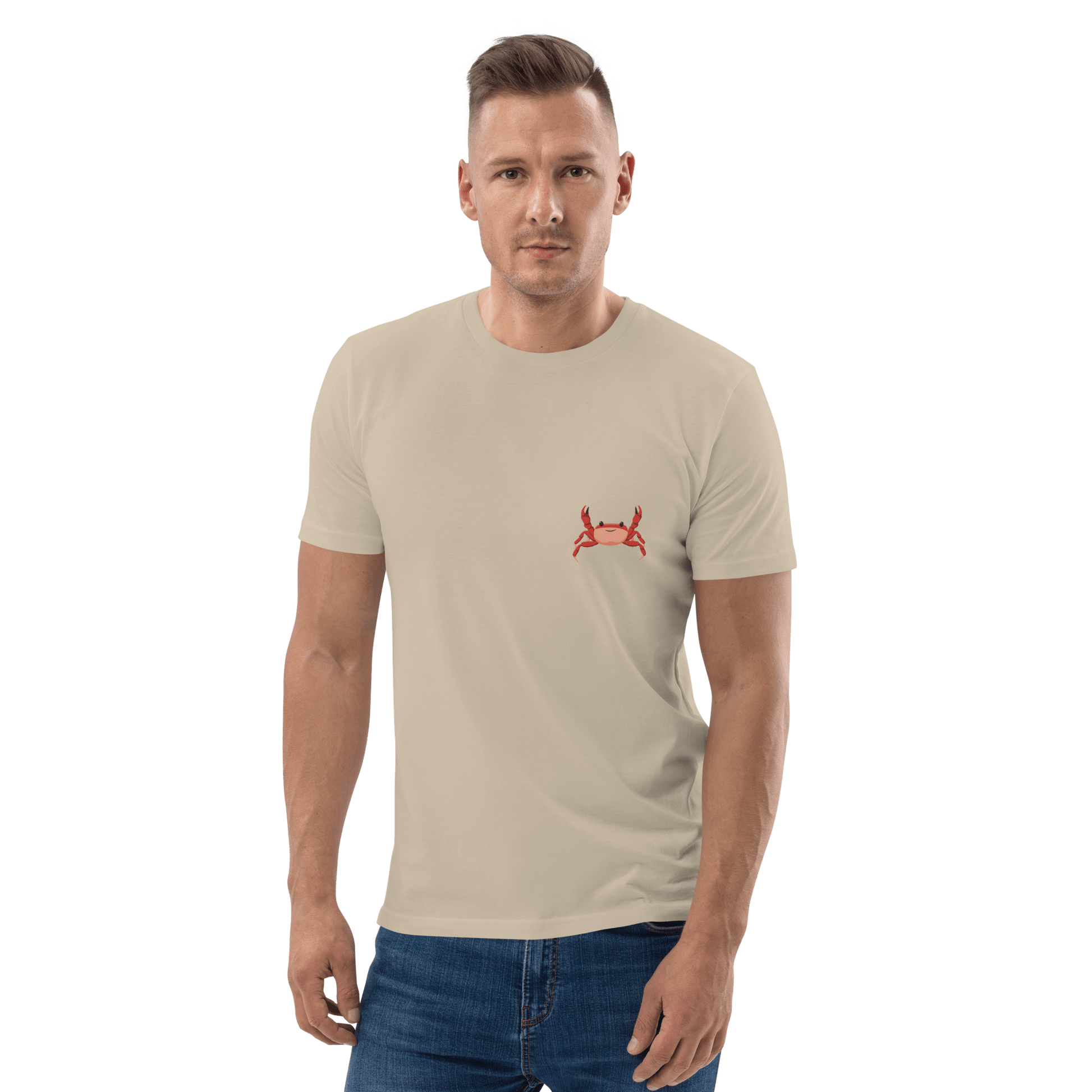 Crab Premium Organic T-Shirt Meme - Cotton Pink | Shirtposting