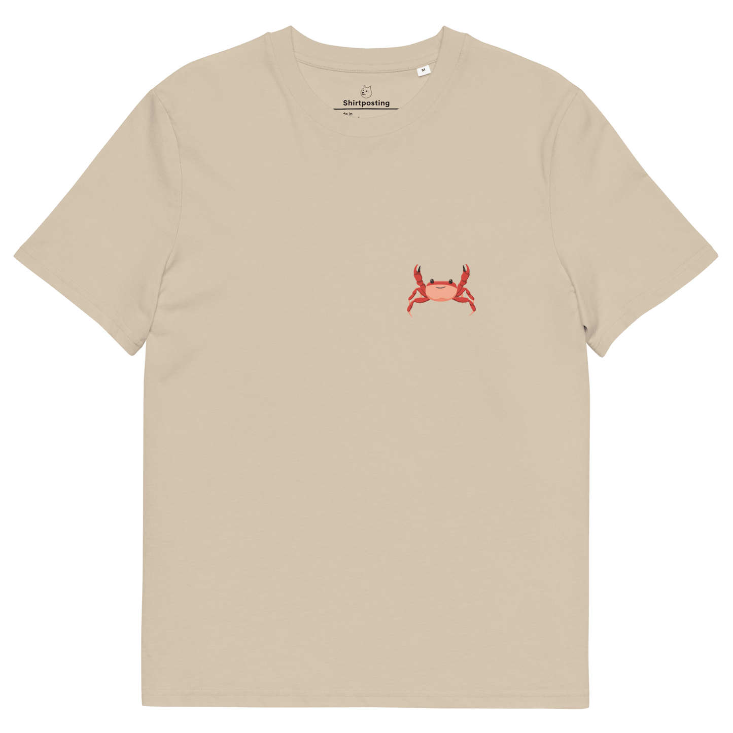 Crab Premium Organic T-Shirt Meme - Desert Dust | Shirtposting