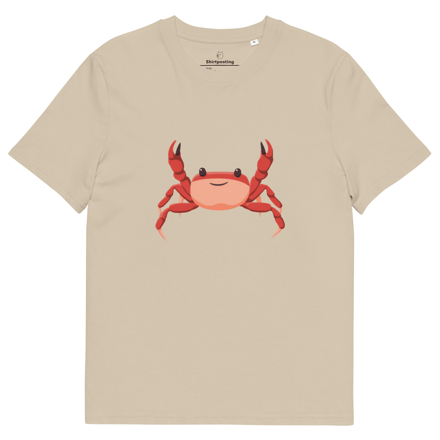 Crab Premium Organic T-Shirt Meme - Desert Dust | Shirtposting