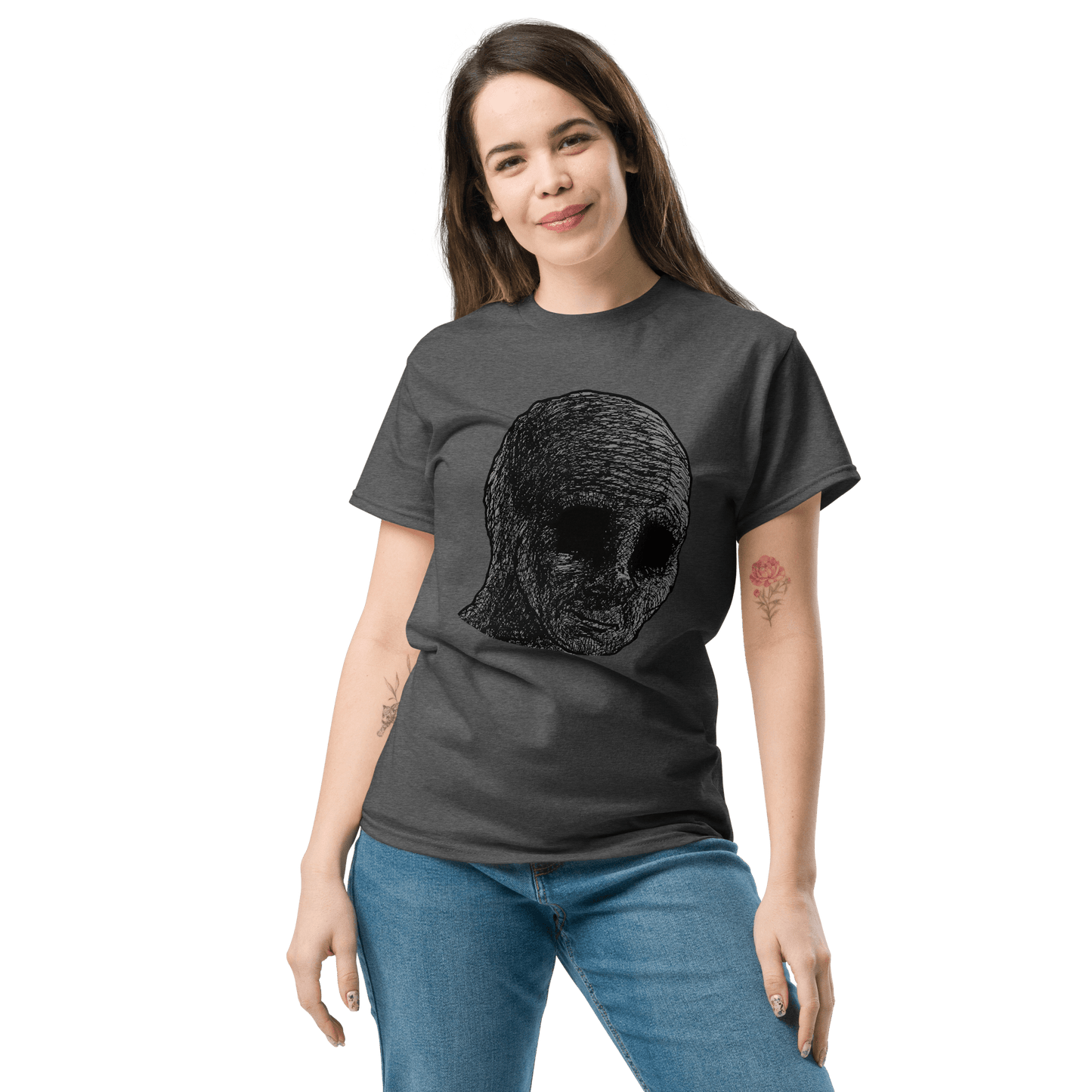 Cursed Wojak Classic T-Shirt Meme - Royal | Shirtposting