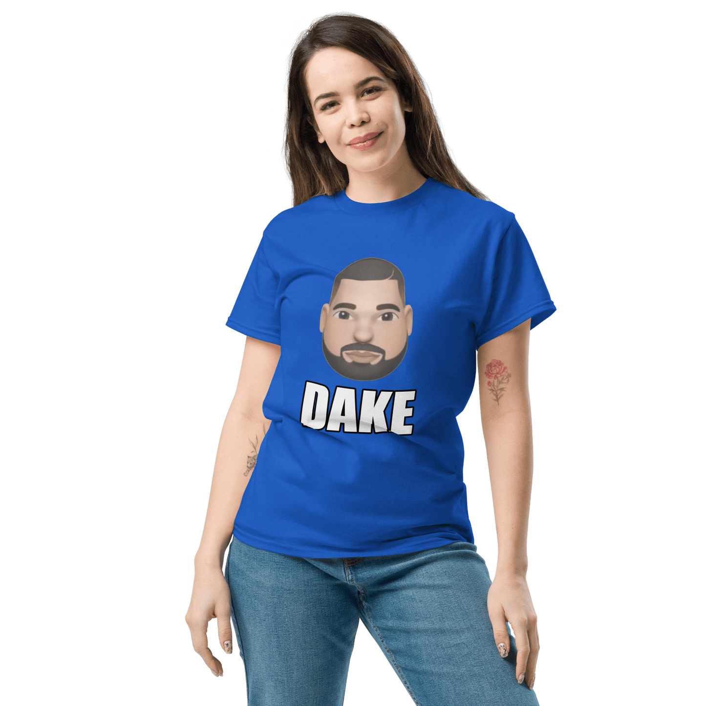 Dake Classic T-Shirt Meme - Royal | Shirtposting