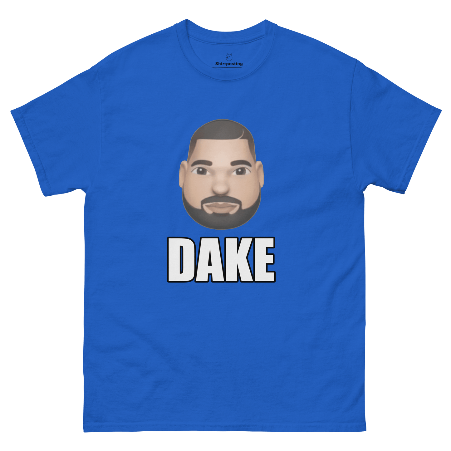Dake Classic T-Shirt Meme - Royal | Shirtposting