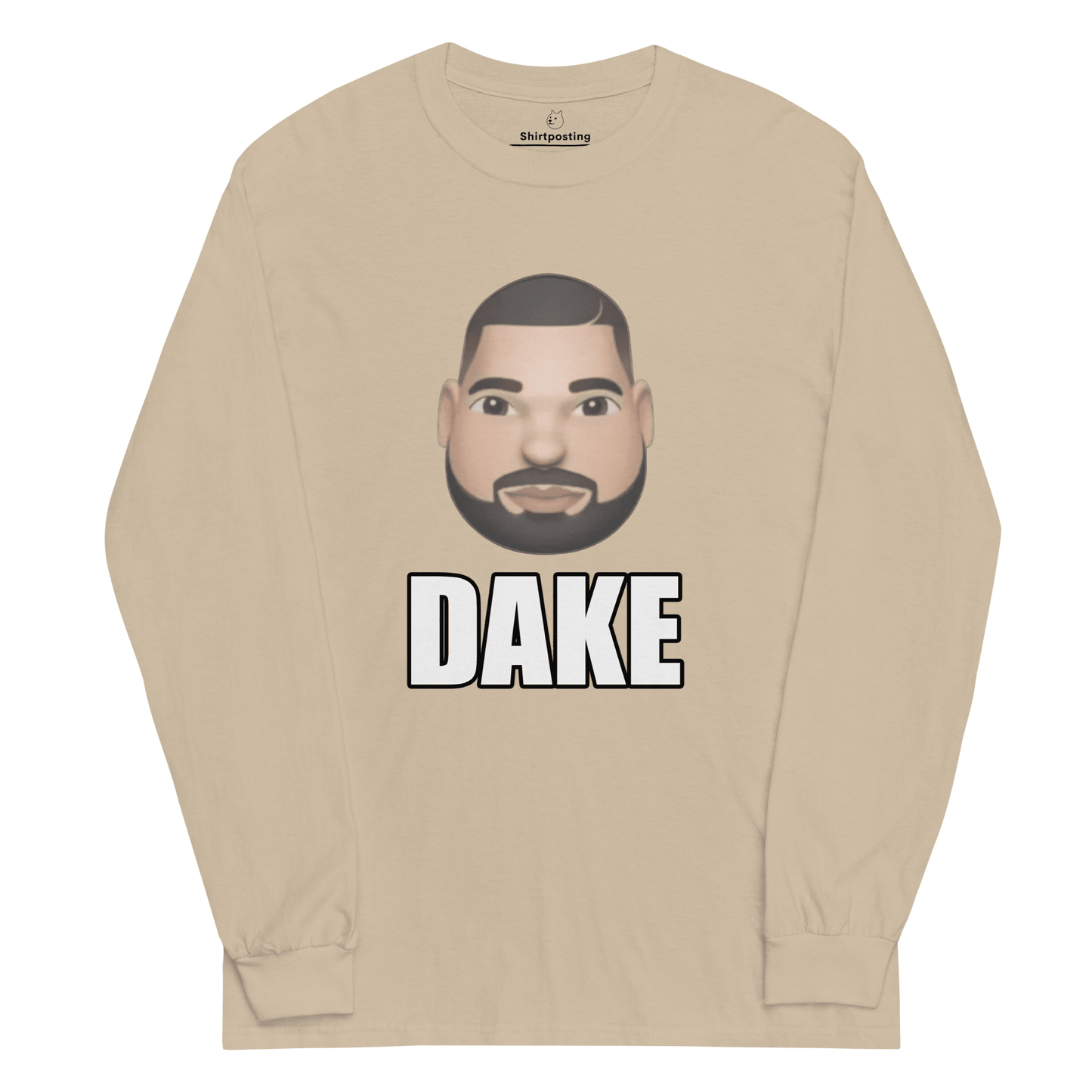 Dake Long Sleeve T-Shirt Meme - Sand | Shirtposting