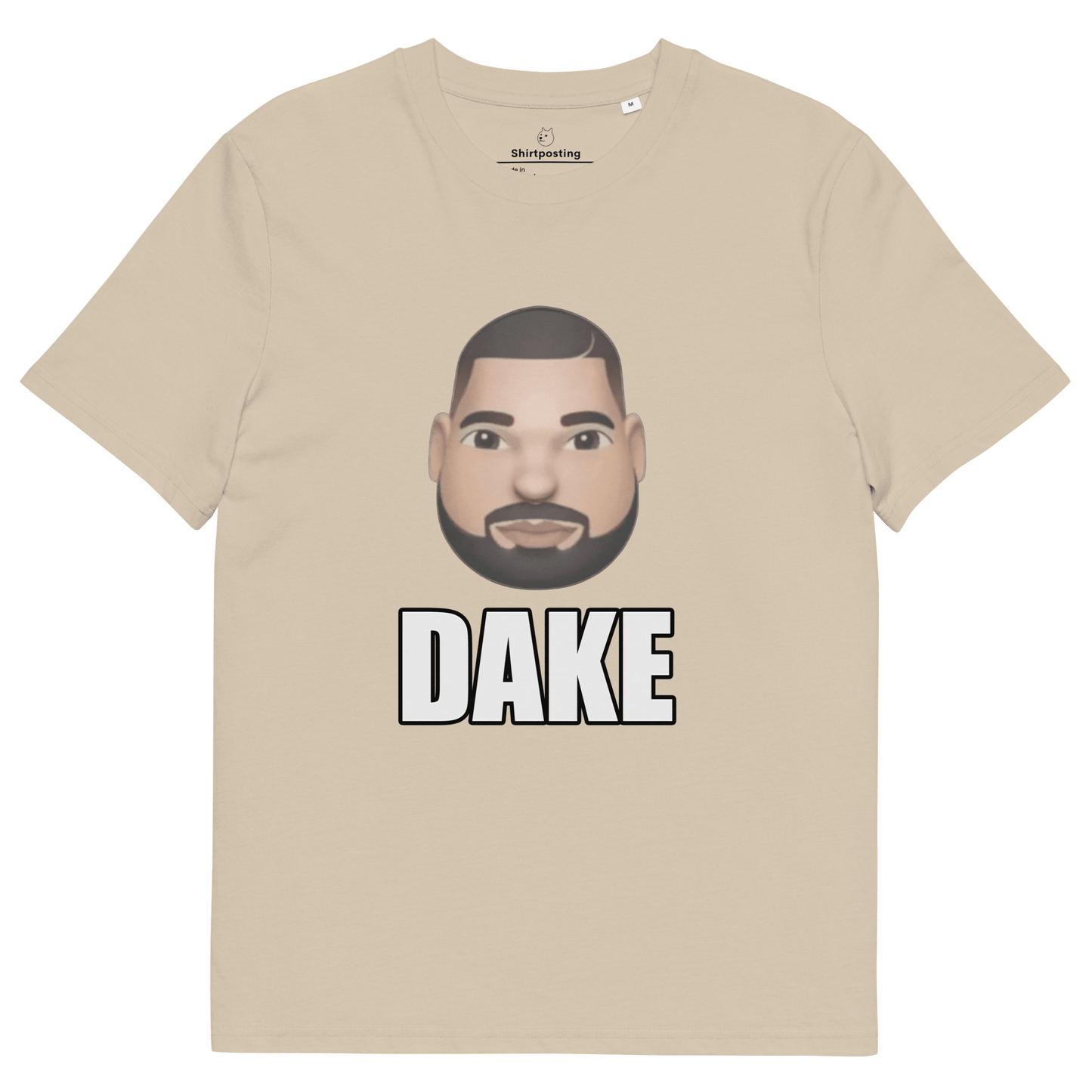 Dake Premium Organic T-Shirt Meme - Desert Dust | Shirtposting
