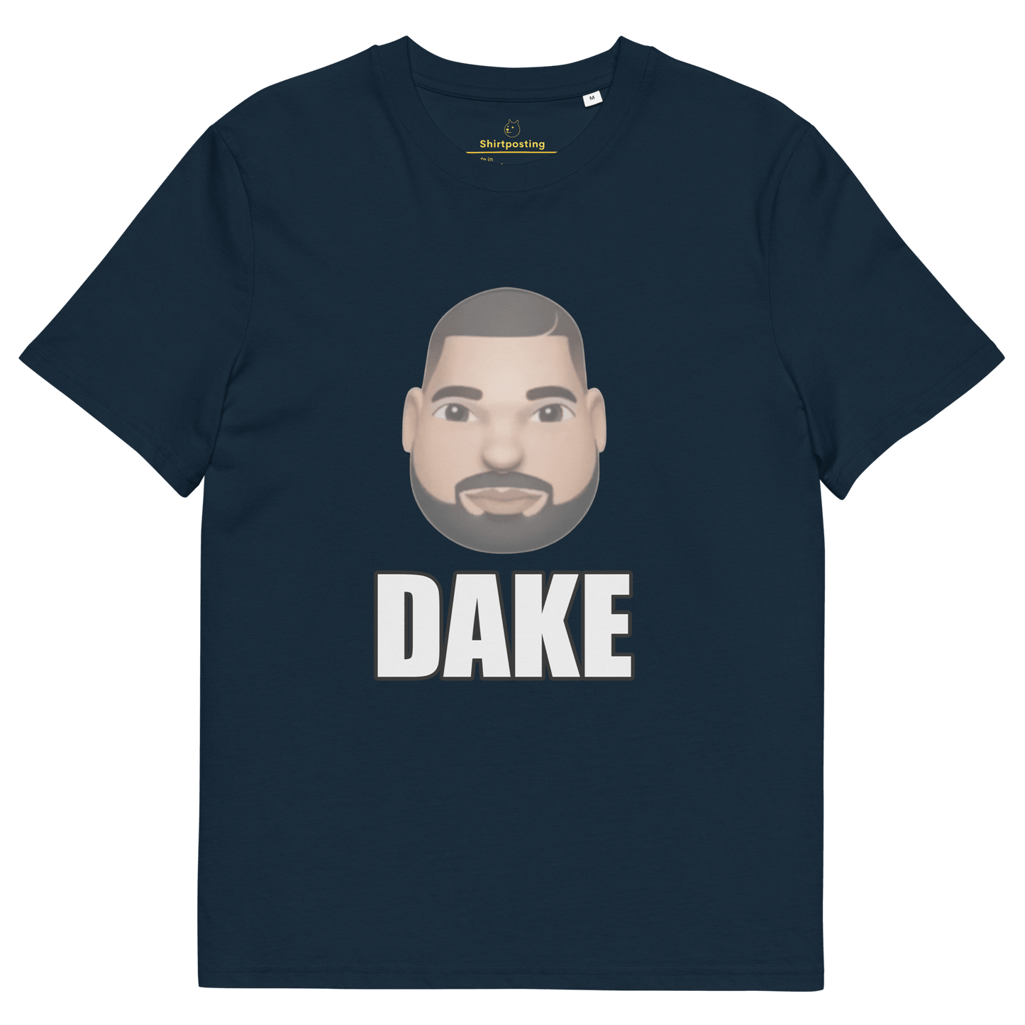 Dake Premium Organic T-Shirt Meme - French Navy | Shirtposting