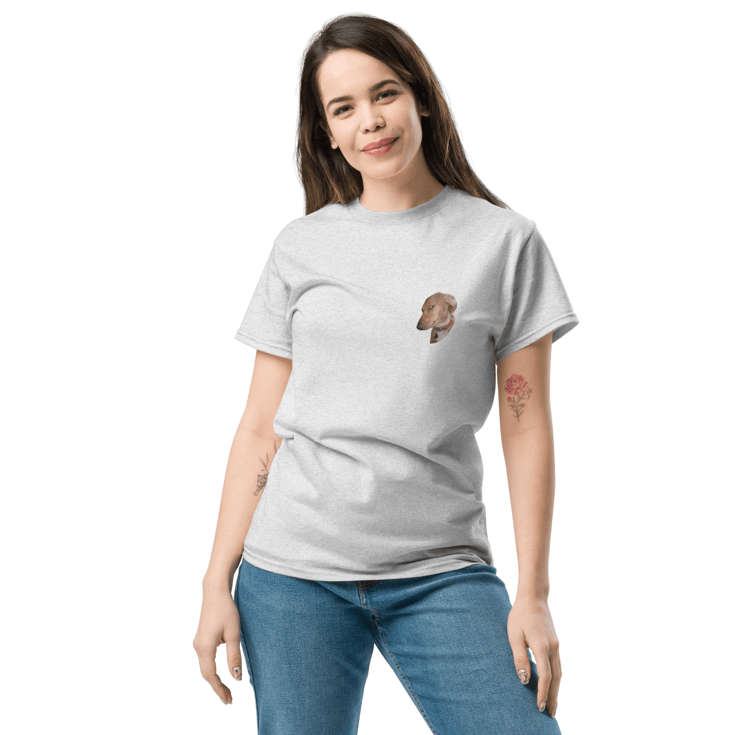 Dog Classic T-Shirt Meme - Ash | Shirtposting