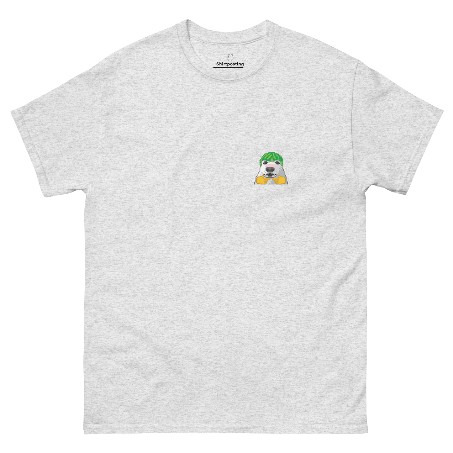 Dog Classic T-Shirt Meme - Ash | Shirtposting