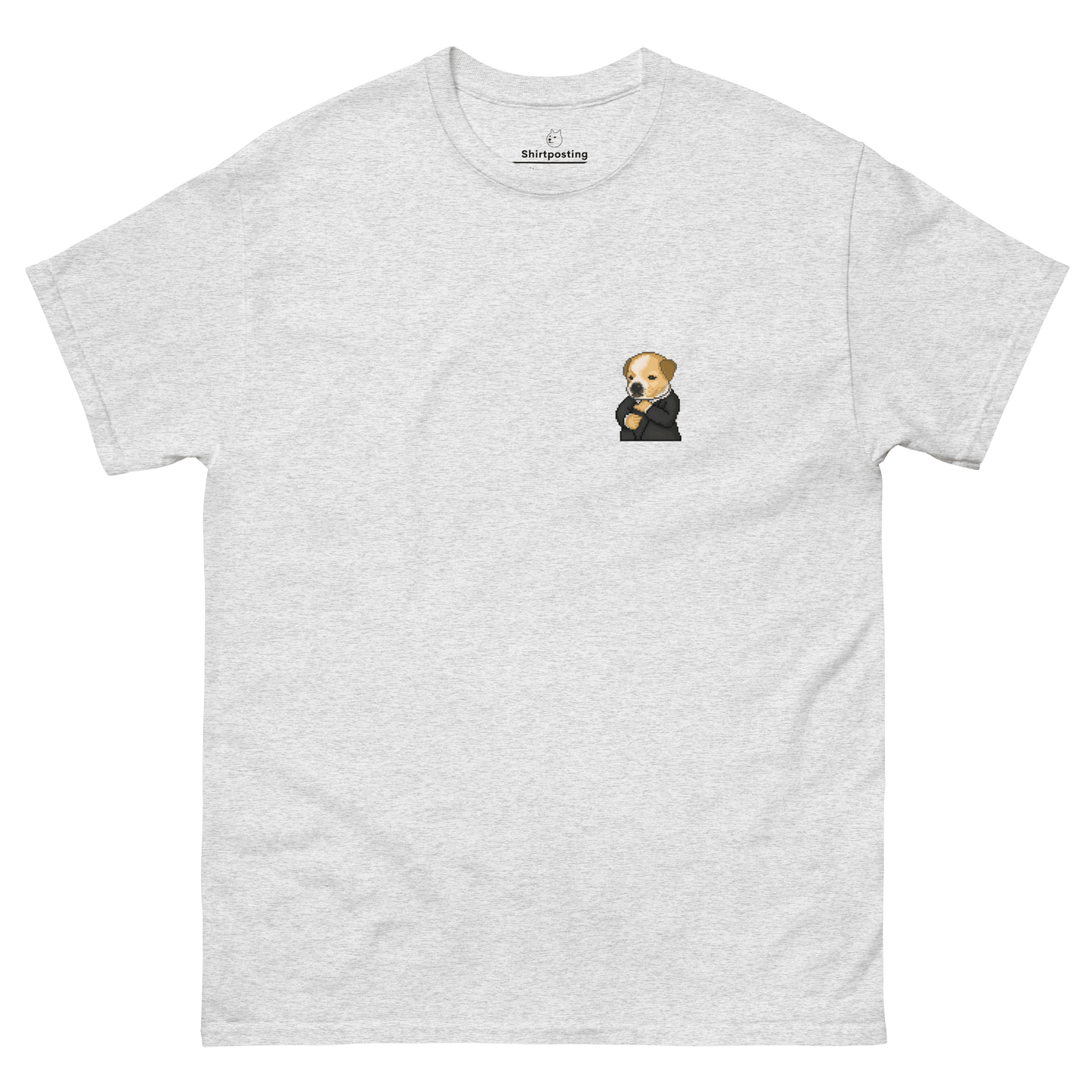 Dog Classic T-Shirt Meme - Ash | Shirtposting