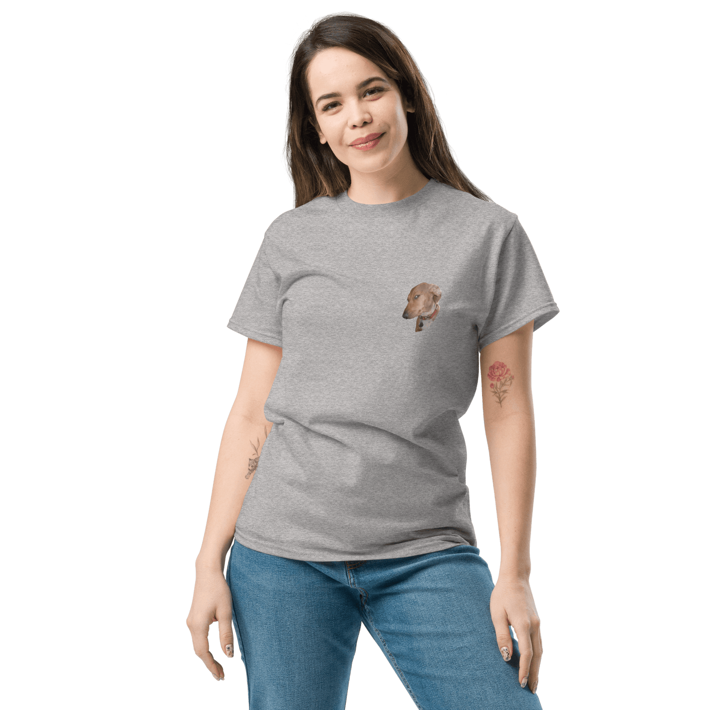 Dog Classic T-Shirt Meme - Ash | Shirtposting