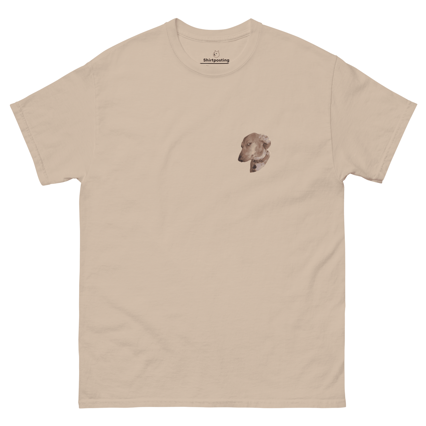 Dog Classic T-Shirt Meme - Sand | Shirtposting