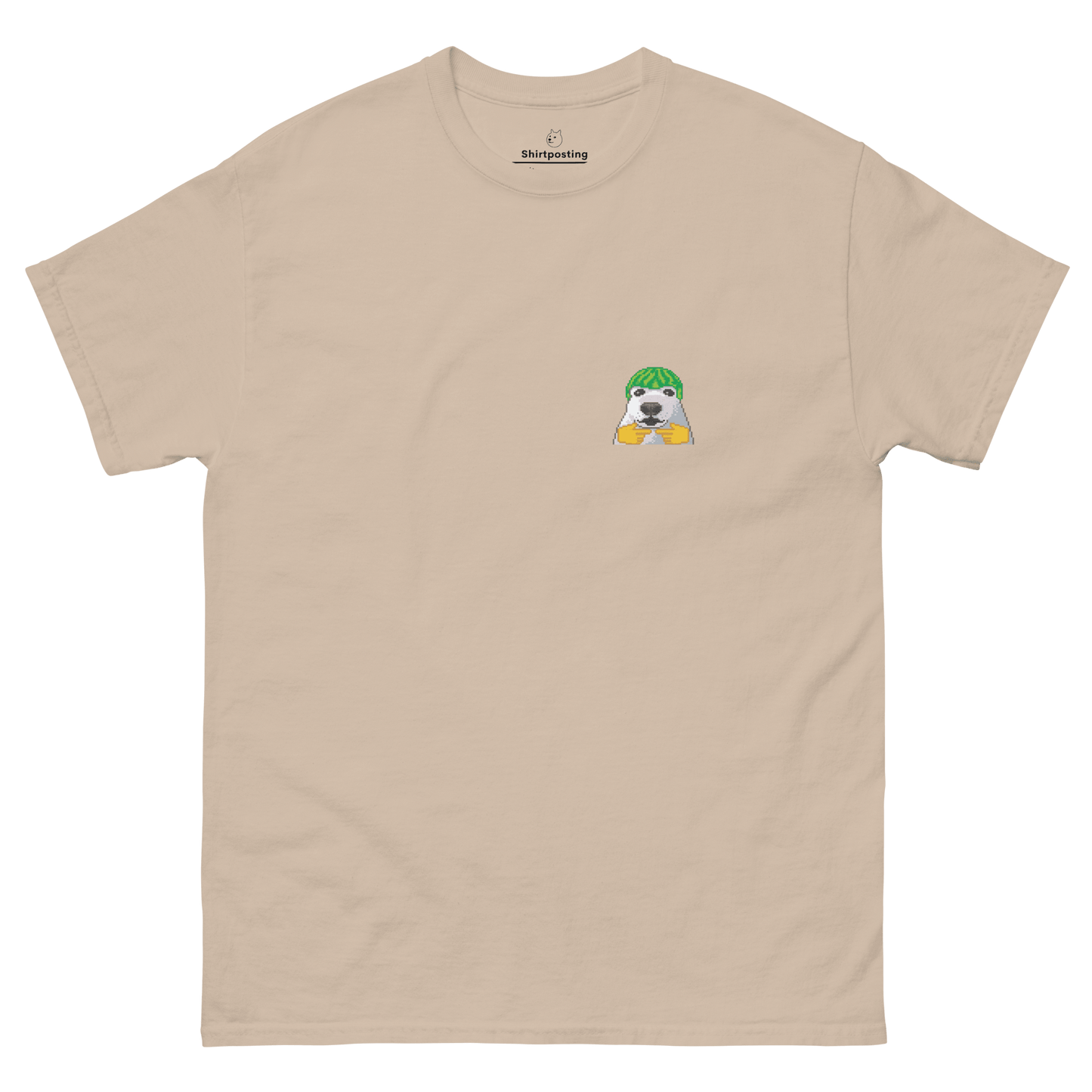 Dog Classic T-Shirt Meme - Sand | Shirtposting