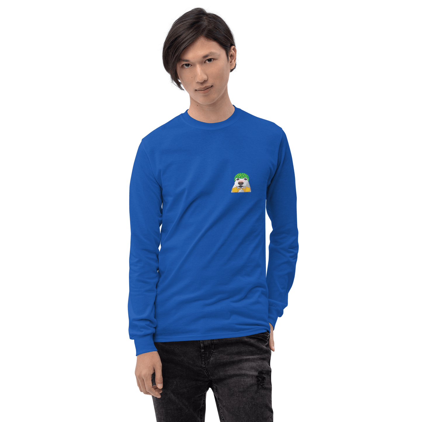 Dog Long Sleeve T-Shirt Meme - Sport Grey | Shirtposting