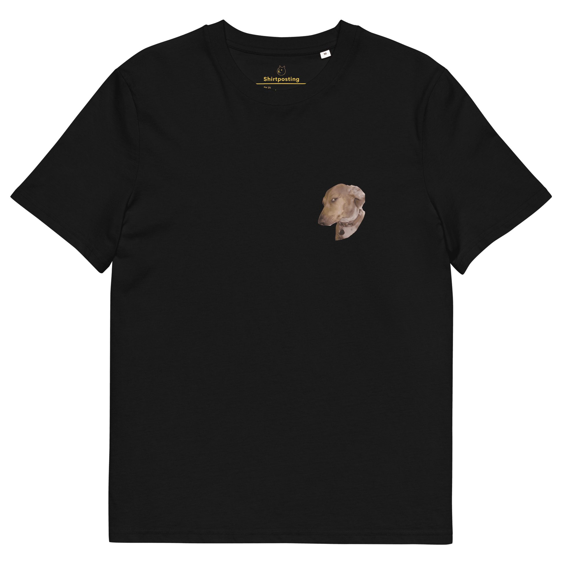 Dog Premium Organic T-Shirt Meme - Black | Shirtposting