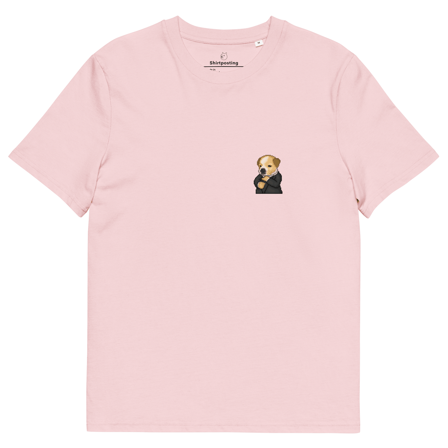 Dog Premium Organic T-Shirt Meme - Cotton Pink | Shirtposting