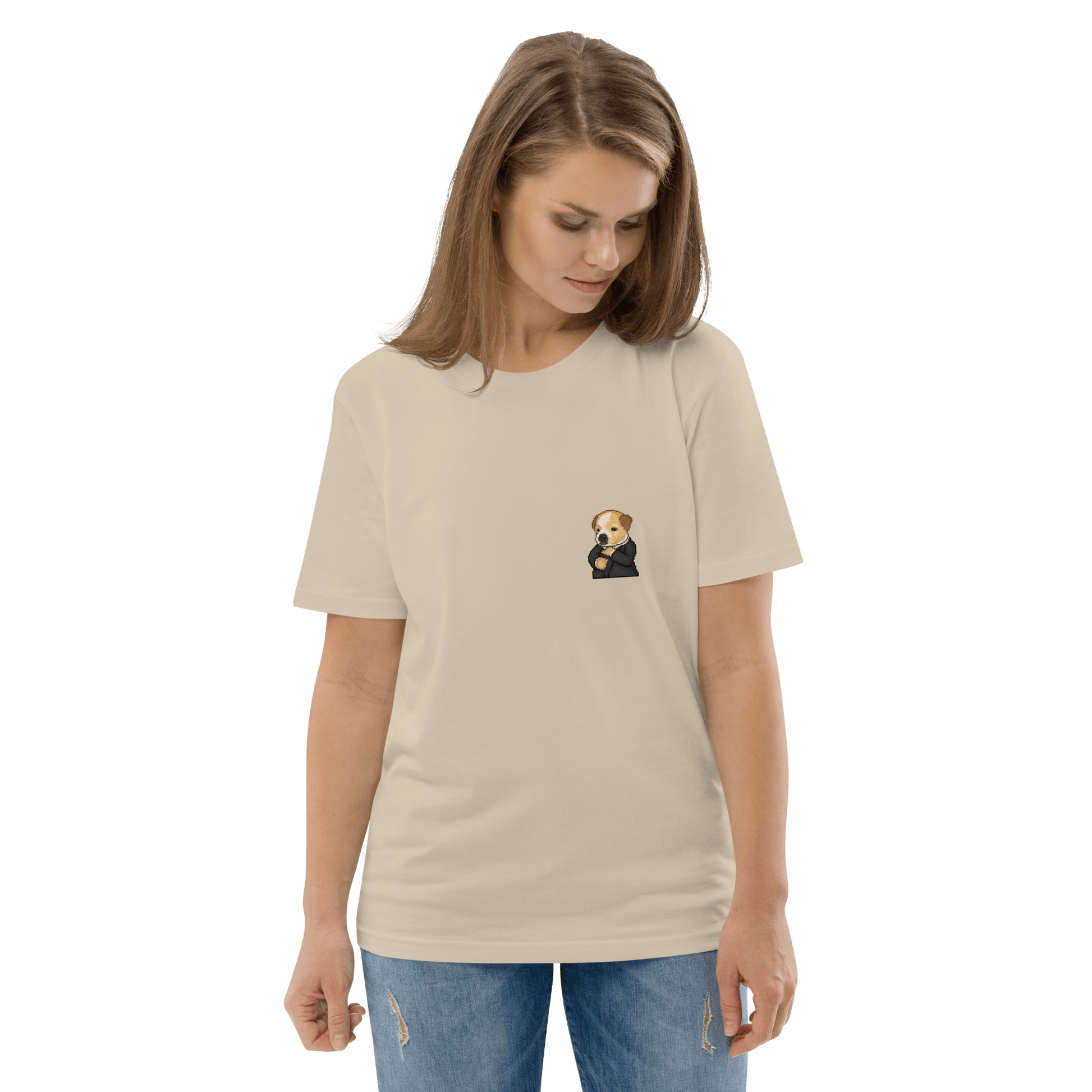 Dog Premium Organic T-Shirt Meme - Cotton Pink | Shirtposting
