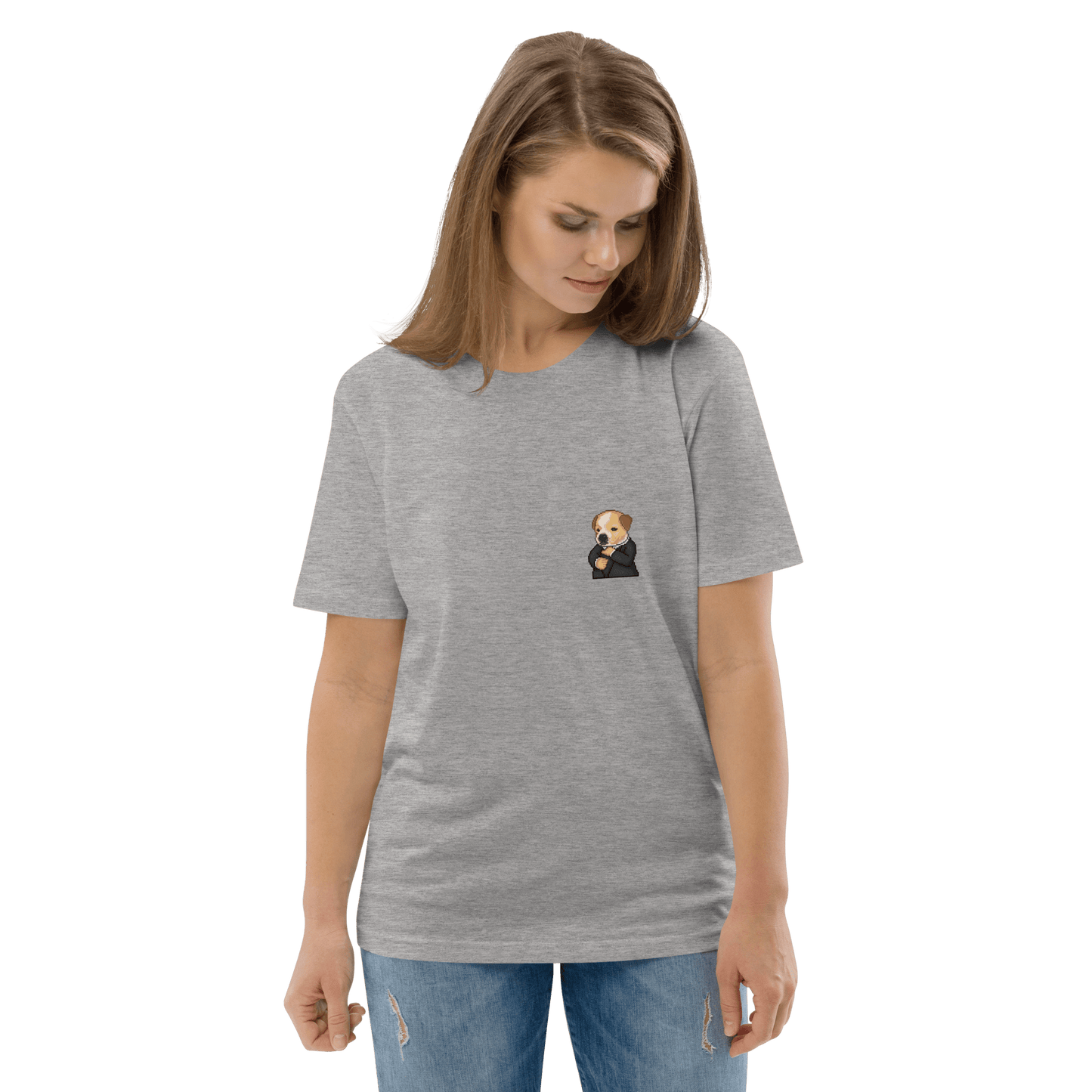 Dog Premium Organic T-Shirt Meme - Cotton Pink | Shirtposting