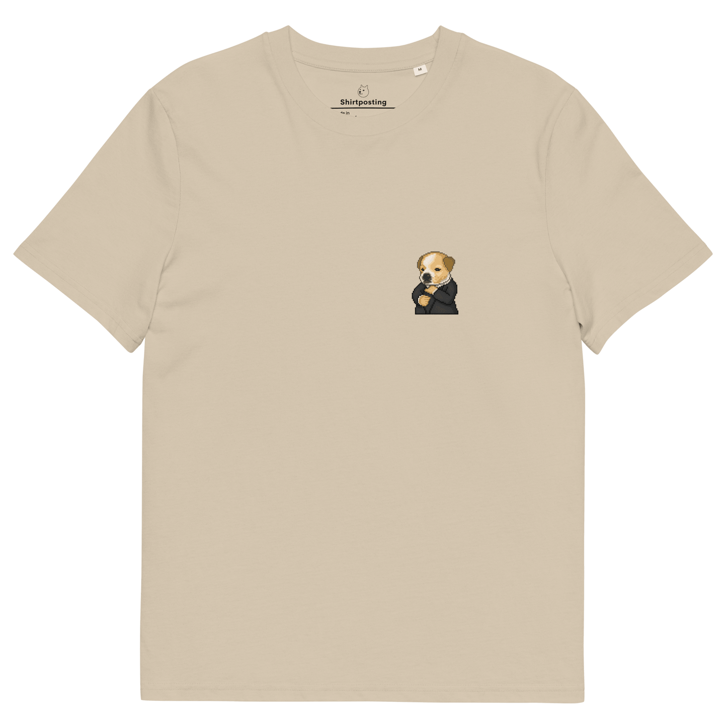 Dog Premium Organic T-Shirt Meme - Desert Dust | Shirtposting