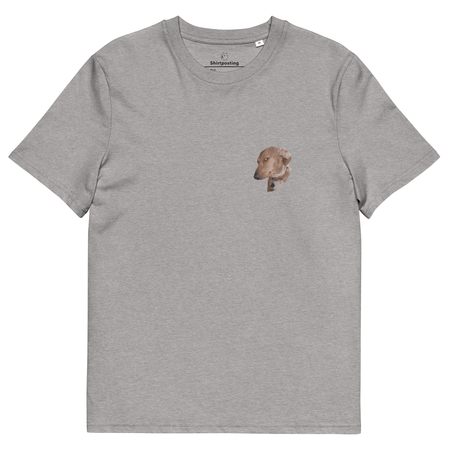 Dog Premium Organic T-Shirt Meme - Heather Grey | Shirtposting