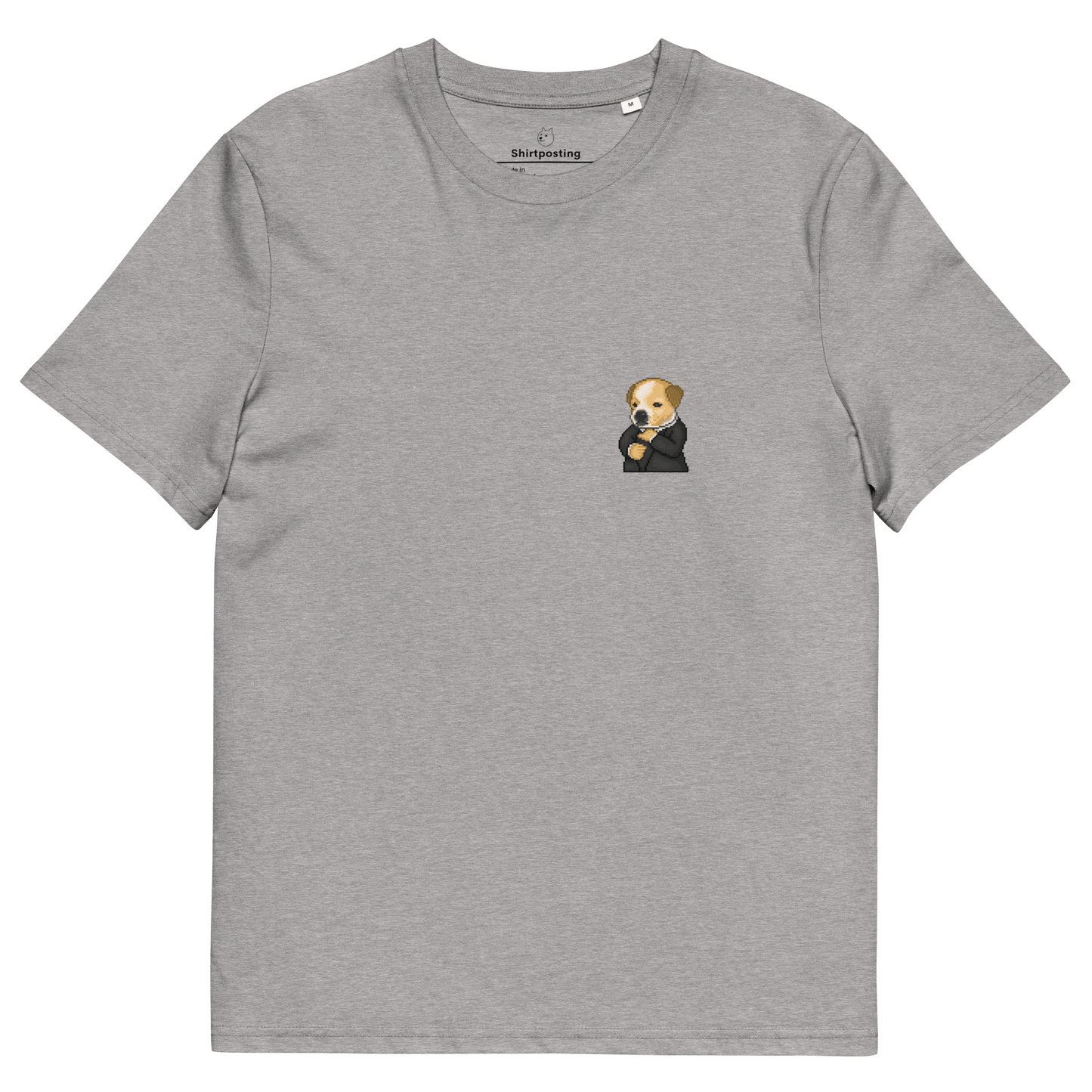 Dog Premium Organic T-Shirt Meme - Heather Grey | Shirtposting