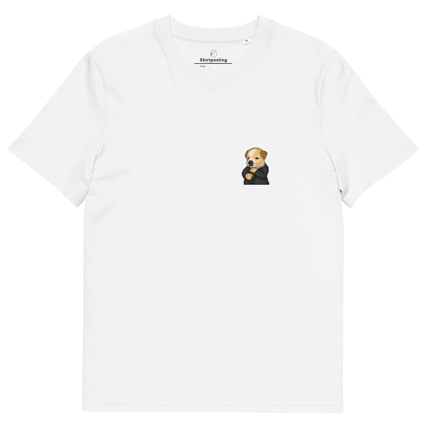 Dog Premium Organic T-Shirt Meme - White | Shirtposting