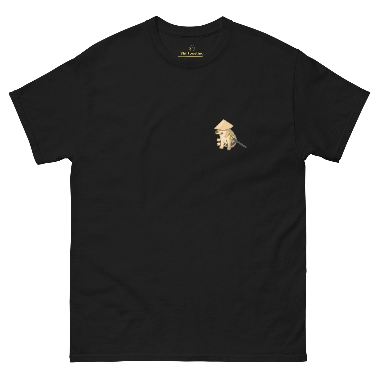 Doge Classic T-Shirt Meme - Black | Shirtposting