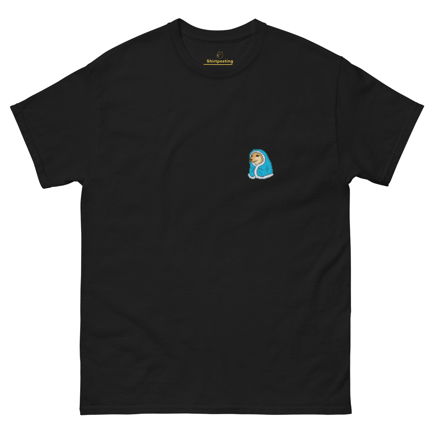 Doge Classic T-Shirt Meme - Black | Shirtposting