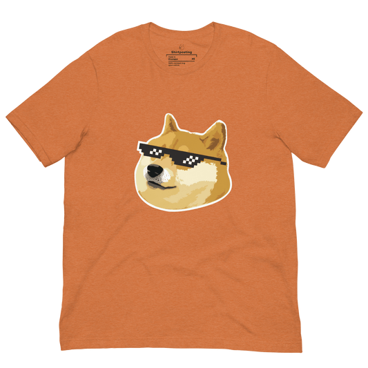Doge Classic T-Shirt Meme - Heather Autumn | Shirtposting