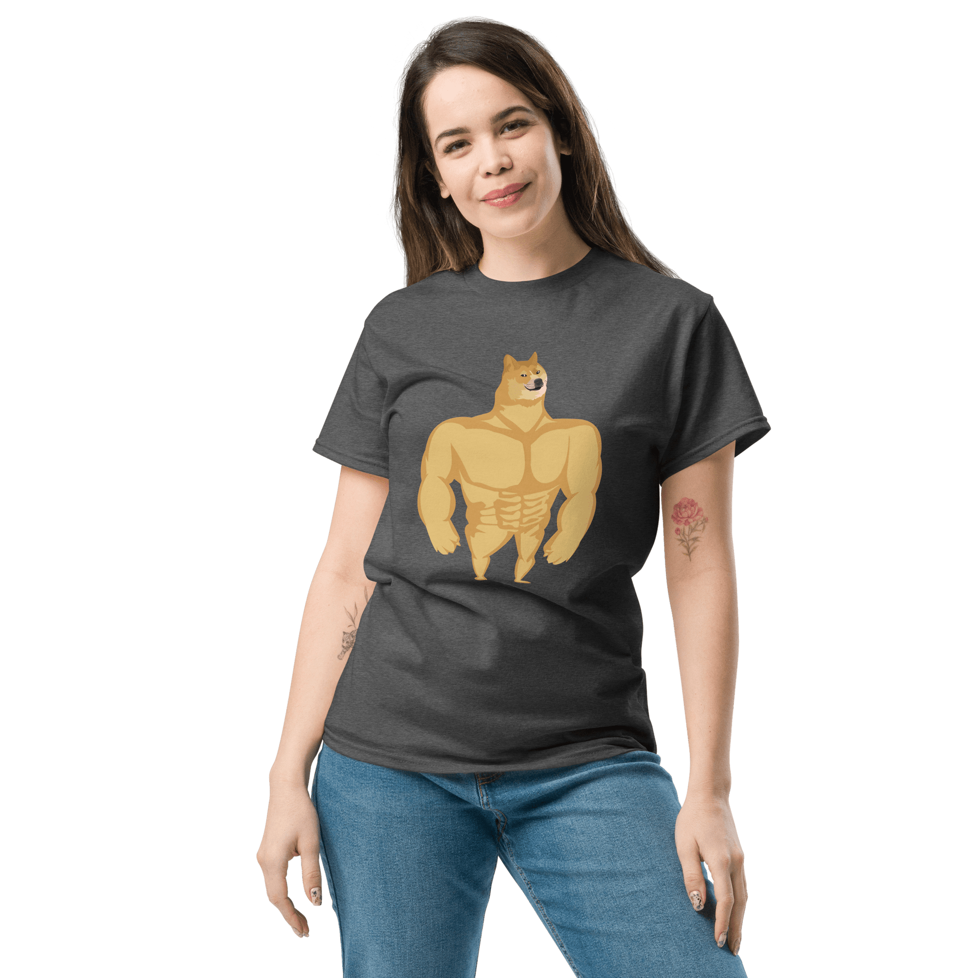 Doge Classic T-Shirt Meme - Military Green | Shirtposting