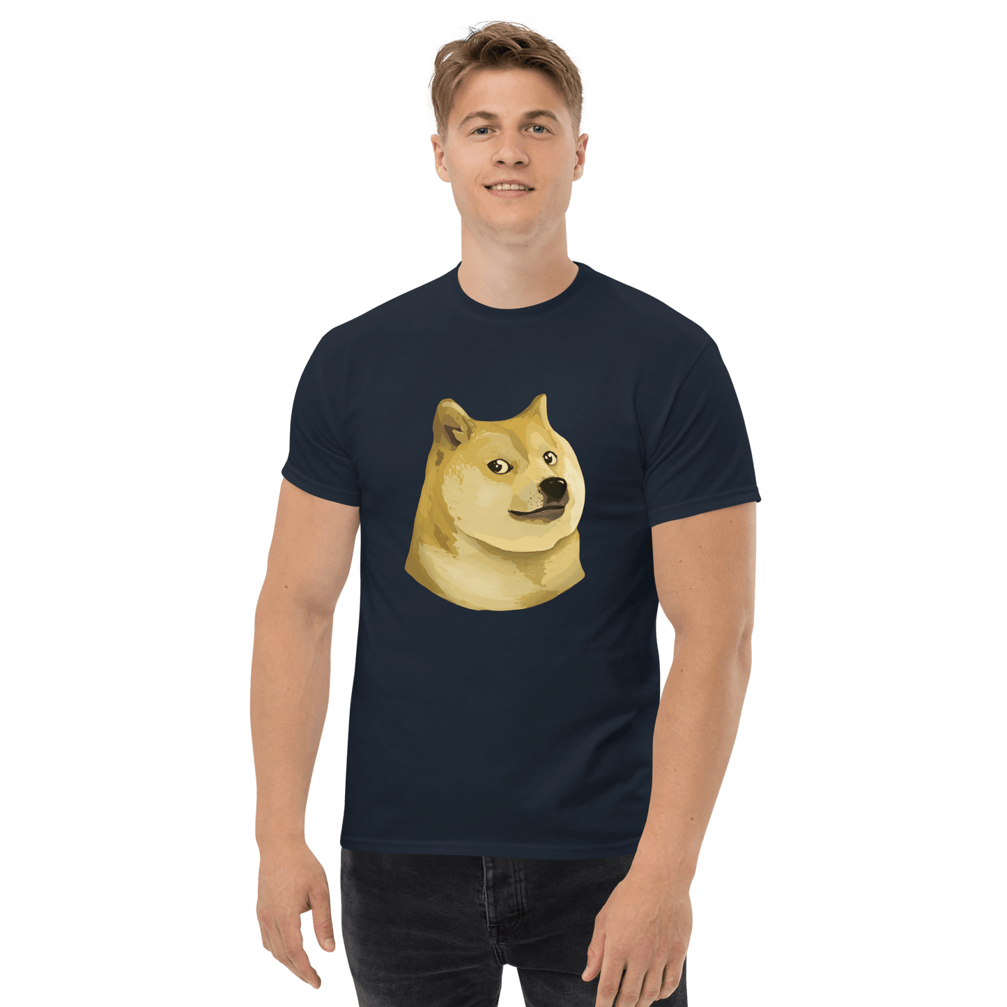 Doge Classic T-Shirt Meme - Military Green | Shirtposting