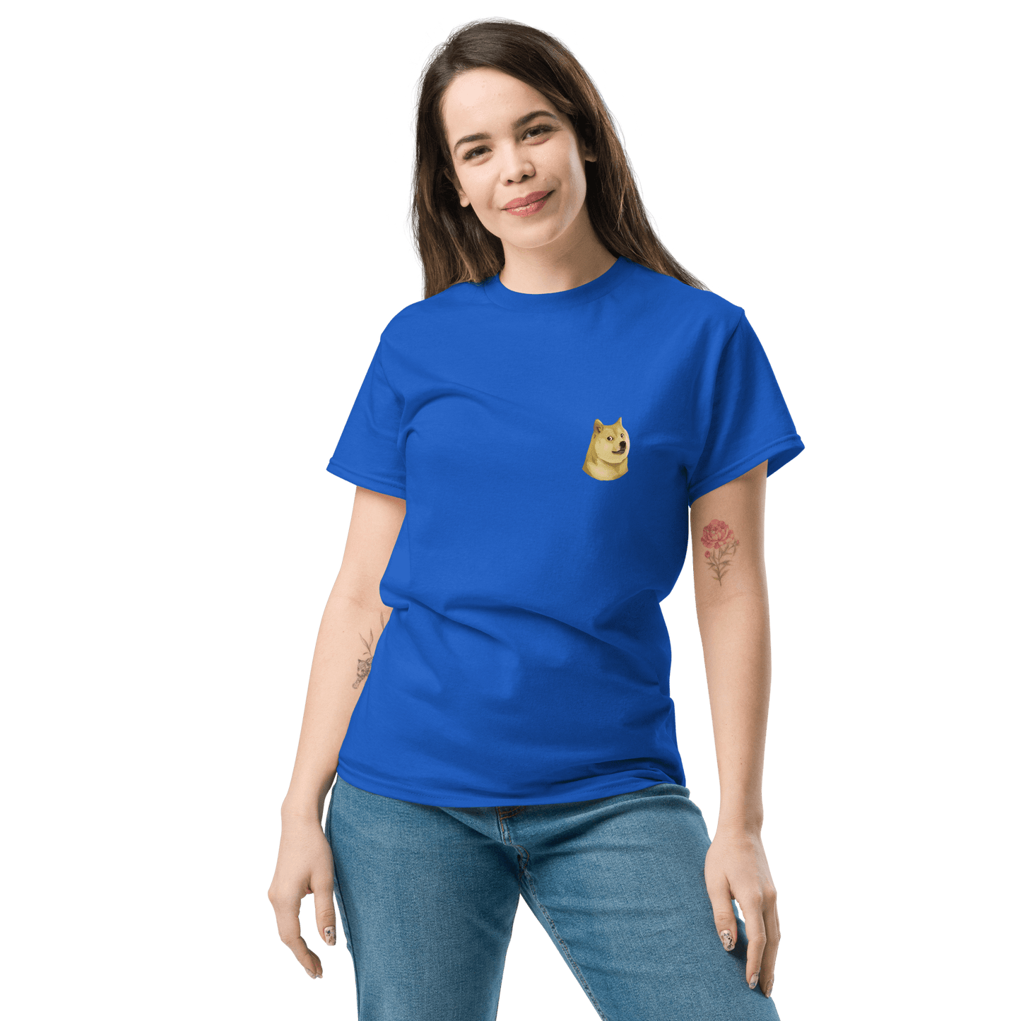 Doge Classic T-Shirt Meme - Royal | Shirtposting