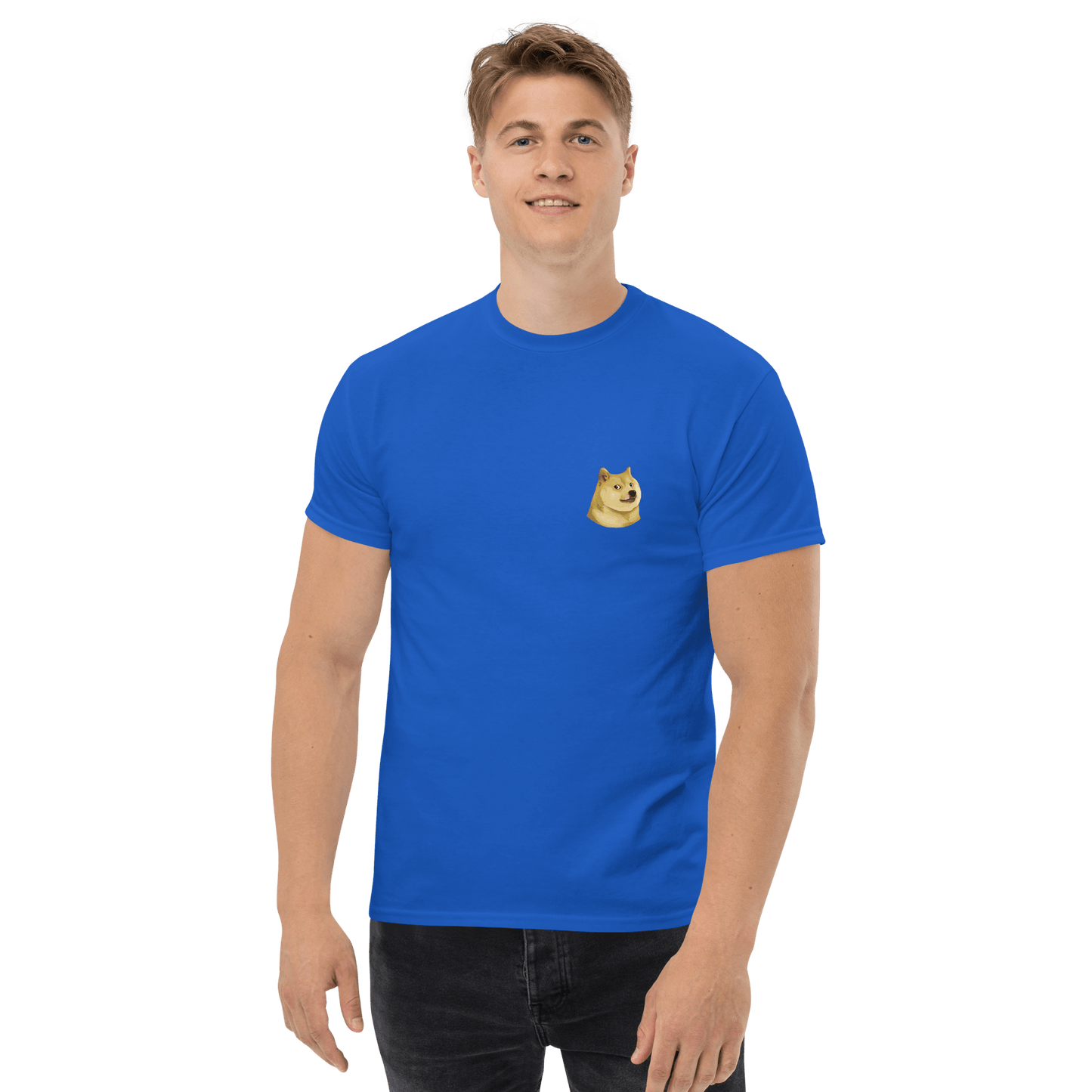 Doge Classic T-Shirt Meme - Royal | Shirtposting